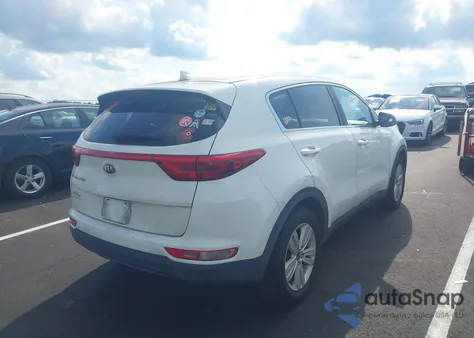 2017 Kia Sportage Lx z USA, uszkodzony, nr VIN KNDPM3AC2H7035994